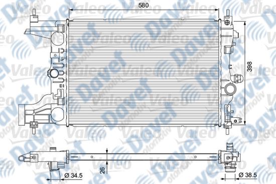 VALEO 701723 Su Radyatoru Astra J M.T A14net A14nel A16let